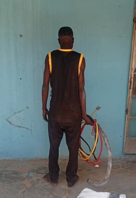 NSCDC Arrests 21-Year-Old Over Alleged KEDCO Transformer Cable Vandalism in Jigawa